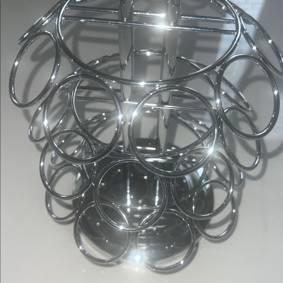 Silver Revolving Keurig K Cup Pod Carousel - holds 27 cups - Picture 3 of 3